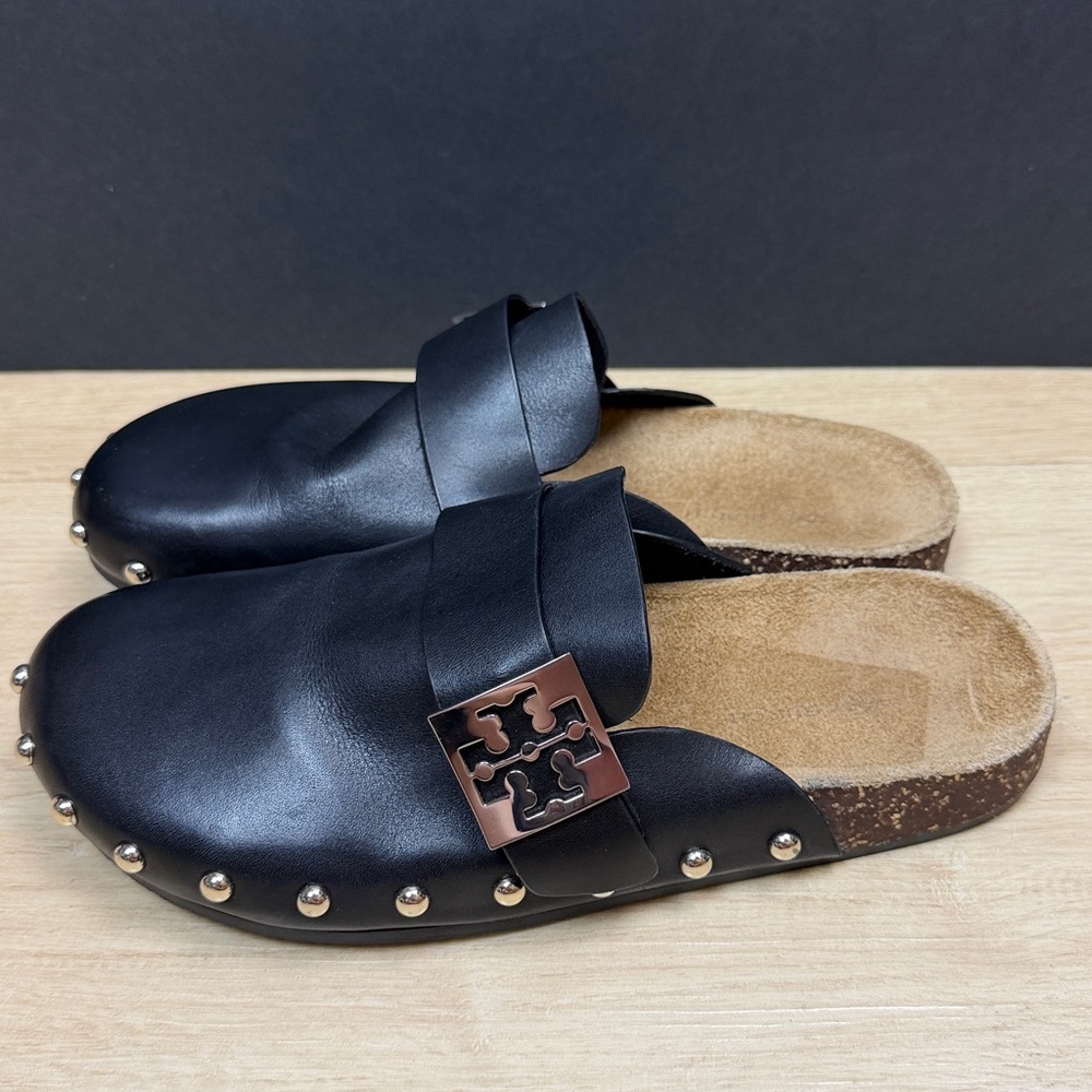 Tory Burch Mellow Stud Mule (Women) black/silver, SIZE 7 1/2 US - Picture 7 of 12